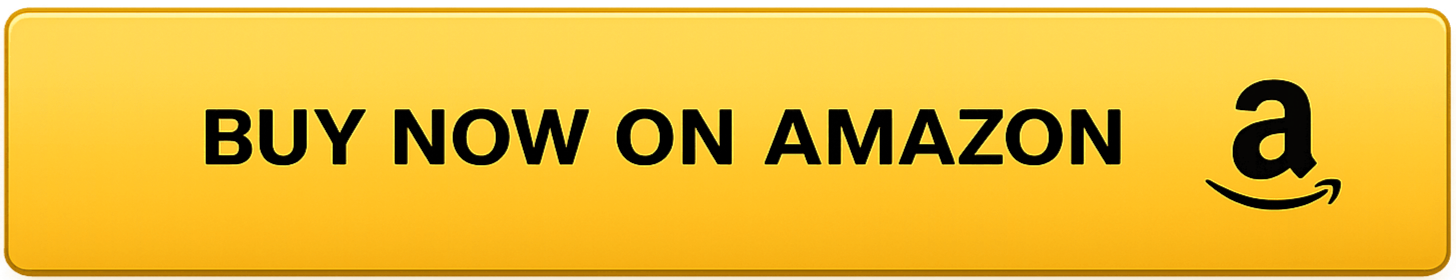 Gold rectangular button with bold black text “Buy Now on Amazon” and the Amazon smile logo on the right, designed as a high-converting call-to-action banner on a dark background.